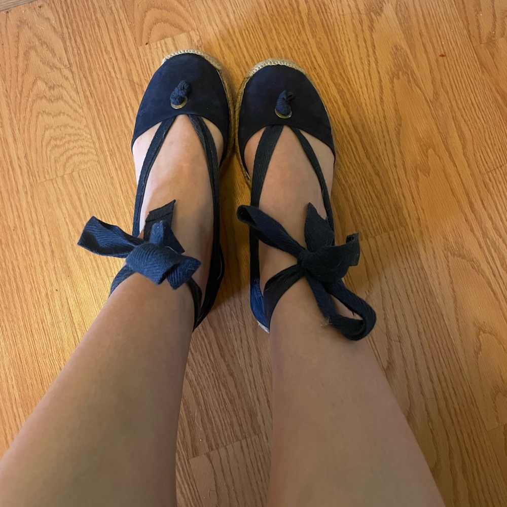 Navy blue Michael Kors flats